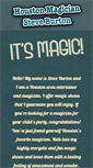 Mobile Screenshot of houstonmagician.com