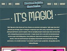 Tablet Screenshot of houstonmagician.com